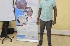 Emmanuel Malingi, Technical Solutions Manager posing after a successful Training