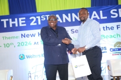 Appreciation gift after a successful tako at IIA Conference 2024 at Sarova Whitesands, Mombasa